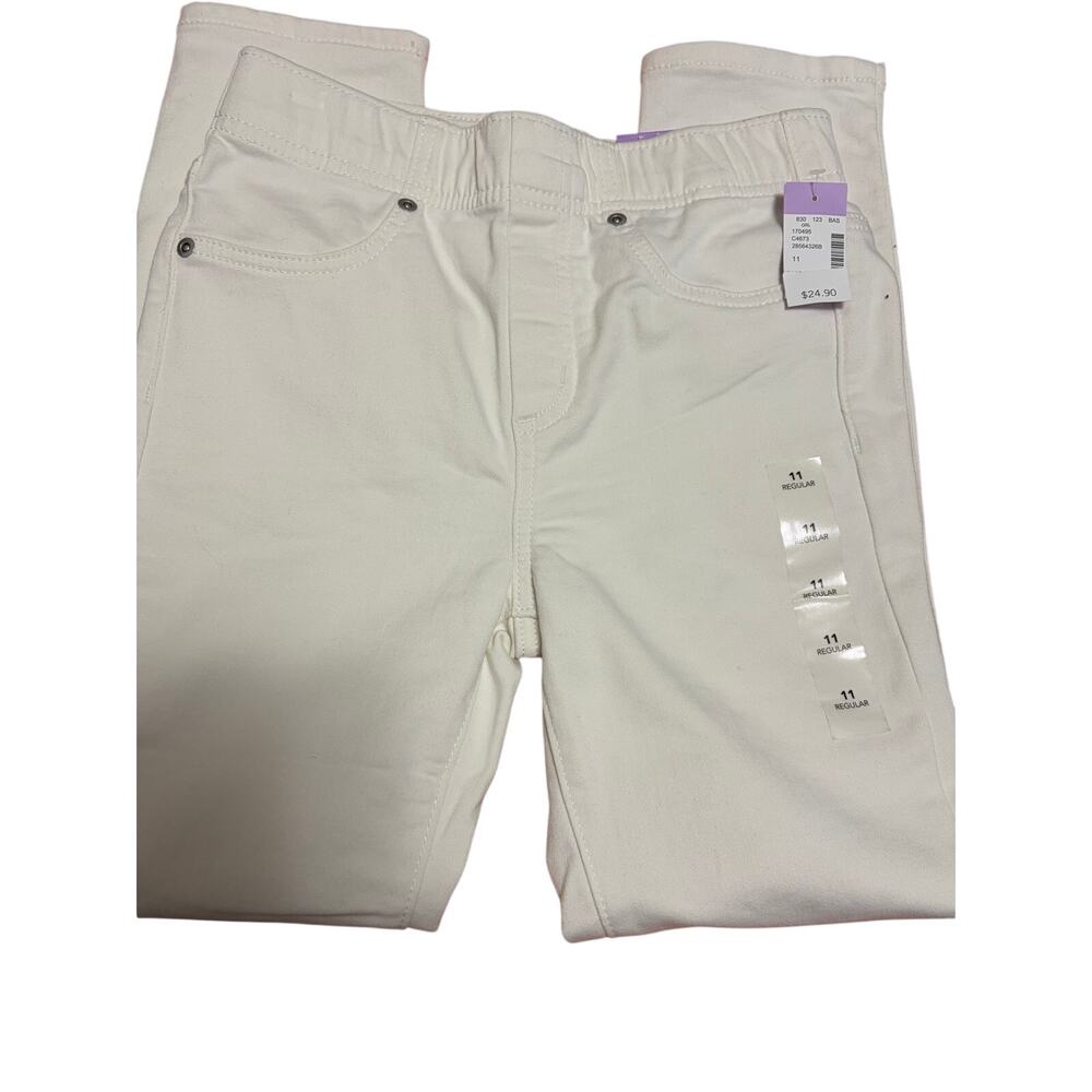 NWT Evsie White Jegging High Rise Girls Size 11